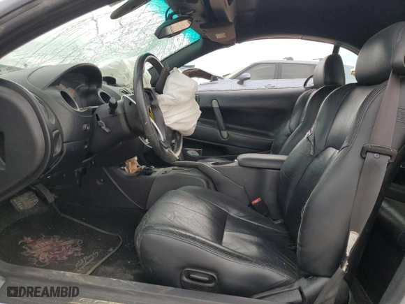 2001 Mitsubishi Eclipse GT with VIN 4A3AE85H21E013398, listed as a Copart auction lot 82793504 with 85,716 mi miles and Salvage Title. Bid and sale history available at carsss.com. Image 7.