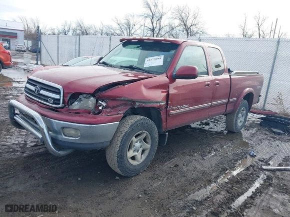 2001 Toyota Tundra Ltd with VIN 5TBBT48181S139305, listed as a IAAI auction lot 41675059 with 162,070 mi miles. Bid and sale history available at carsss.com. Image 2.