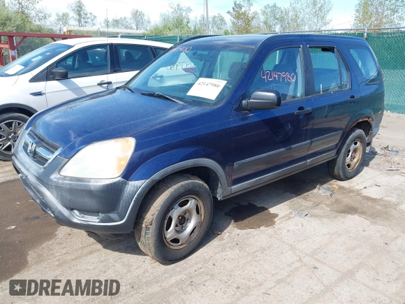 2004 Honda CR-V LX with VIN JHLRD78454C026161, listed as a IAAI auction lot 42147980 with 217,243 mi miles and . Bid and sale history available at carsss.com. Image 2.