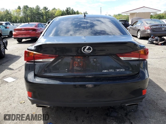 2017 Lexus IS 300 with VIN JTHCM1D27H5017619, listed as a Copart auction lot 55659015 with 90,150 mi miles and Salvage title. Bid and sale history available at DreamBid. Image 6.