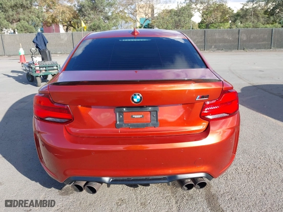 2019 BMW M2 Competition with VIN WBS2U7C55K7D34172, listed as a IAAI auction lot 41430700 with 43,232 mi miles. Bid and sale history available at carsss.com. Image 16.