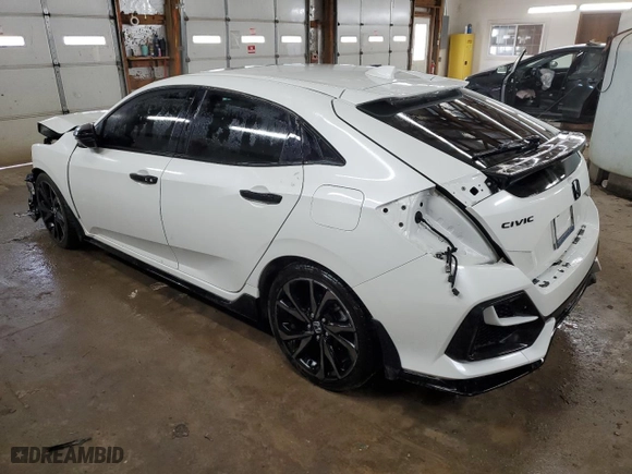 2019 Honda Civic Hatchback Sport Touring with VIN SHHFK7H9XKU224296, listed as a Copart auction lot 43169155 with 36,662 mi miles and Salvage Title. Bid and sale history available at carsss.com. Image 2.