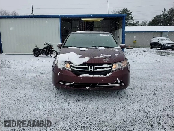 2016 Honda Odyssey EX-L with VIN 5FNRL5H65GB019868, listed as a Copart auction lot 46218155 with 150,714 mi miles and Salvage Title. Bid and sale history available at DreamBid. Image 12.