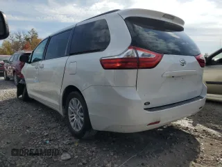 2017 Toyota Sienna XLE Auto Access Seat с VIN 5TDYZ3DC2HS832821, выставлен на аукционе Copart как лот 77212974 с пробегом 128 407 миль миль и Списание • Salvage title. История ставок и продаж доступна на DreamBid. Изображение 2.