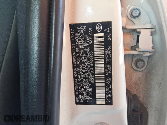 2018 Toyota Prius One z VIN JTDKDTB3XJ1599863, wystawiony jako Copart lot #53509845 z przebiegiem 89 227 mil mil oraz Czysty tytuł • Clean title. Historia ofert i sprzedaży dostępna na DreamBid. Obrazek 13.