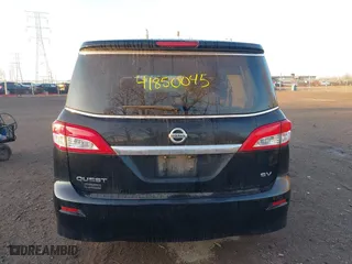 2012 Nissan Quest SL with VIN JN8AE2KP2C9031928, listed as a IAAI auction lot 41850045 with 140,075 mi miles. Bid and sale history available at carsss.com. Image 16.