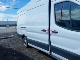 2023 Ford Transit Cargo with VIN 1FTBR3X86PKA69978, listed as a IAAI auction lot 41815672 with 60,590 mi miles and . Bid and sale history available at DreamBid. Image 6.