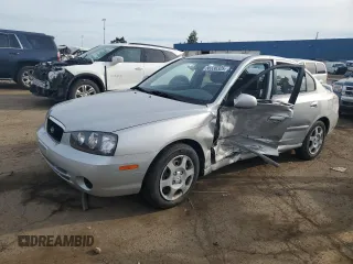 2003 Hyundai Elantra GLS z VIN KMHDN45DX3U609417, wystawiony jako Copart lot #58330325 z przebiegiem Nie podano mil oraz Czysty tytuł • Clean title. Historia ofert i sprzedaży dostępna na DreamBid. Obrazek 1.