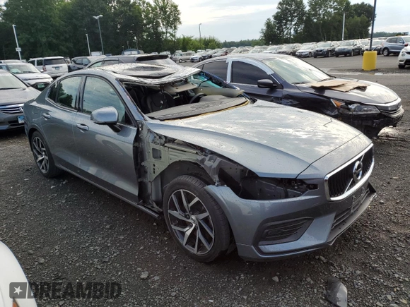 2020 Volvo S60 Momentum with VIN 7JRA22TK5LG066497, listed as a Copart auction lot 63105214 with 21,398 mi miles and Salvage Title. Bid and sale history available at carsss.com. Image 4.