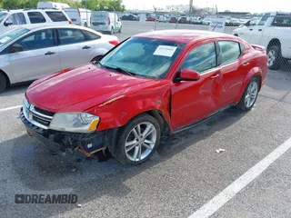 2012 Dodge Avenger SXT z VIN 1C3CDZCB8CN312789, wystawiony jako IAAI lot #42174446 z przebiegiem 186 752 mil mil oraz . Historia ofert i sprzedaży dostępna na DreamBid. Obrazek 2.