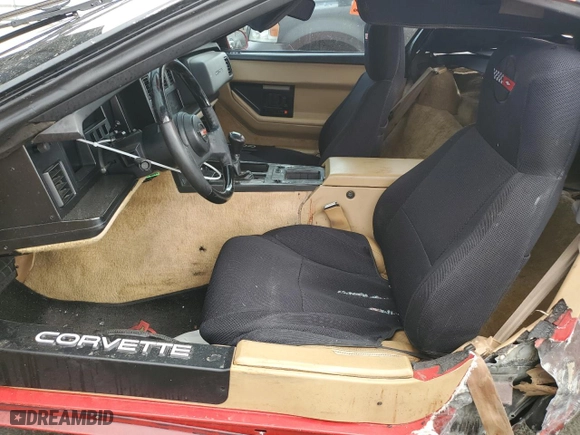 1986 Chevrolet Corvette with VIN 1G1YY6786G5906444, listed as a Copart auction lot 80259824 with 98,783 mi miles and Salvage Title. Bid and sale history available at carsss.com. Image 7.