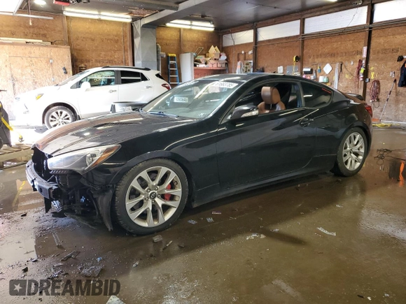 2013 Hyundai Genesis Coupe R-Spec with VIN KMHHU6KJ7DU079824, listed as a Copart auction lot 61663785 with 88,497 mi miles and Salvage title. Bid and sale history available at DreamBid. Image 1.