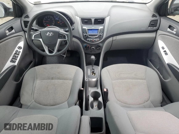 2012 Hyundai Accent GS with VIN KMHCT5AEXCU042471, listed as a Copart auction lot 56317385 with 173,493 mi miles and Salvage title. Bid and sale history available at DreamBid. Image 8.