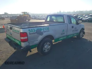 2008 Ford F-150 XL with VIN 1FTRF12258KC54345, listed as a IAAI auction lot 41011640 with 167,840 mi miles. Bid and sale history available at carsss.com. Image 4.
