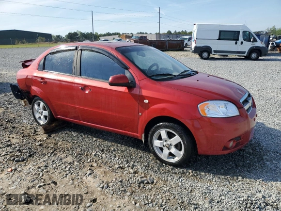 2007 Chevrolet Aveo LT z VIN KL1TG566X7B078034, wystawiony jako Copart lot #50467925 z przebiegiem Nie podano mil oraz Szkoda całkowita • Salvage title. Historia ofert i sprzedaży dostępna na DreamBid. Obrazek 4.