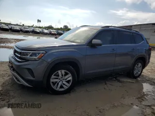 2021 Volkswagen Atlas S с VIN 1V2AP2CA9MC503478, выставлен на аукционе Copart как лот 73051284 с пробегом 51 140 миль миль и Списание • Salvage title. История ставок и продаж доступна на DreamBid. Изображение 1.