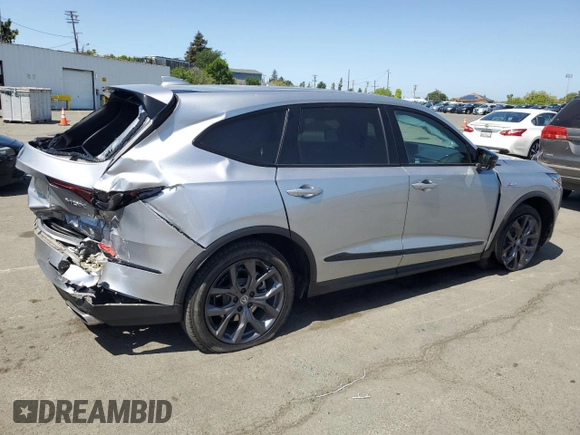 2022 Acura MDX w/A-Spec Package with VIN 5J8YE1H05NL024669, listed as a Copart auction lot 54139455 with 54,126 mi miles and Salvage Title. Bid and sale history available at carsss.com. Image 3.