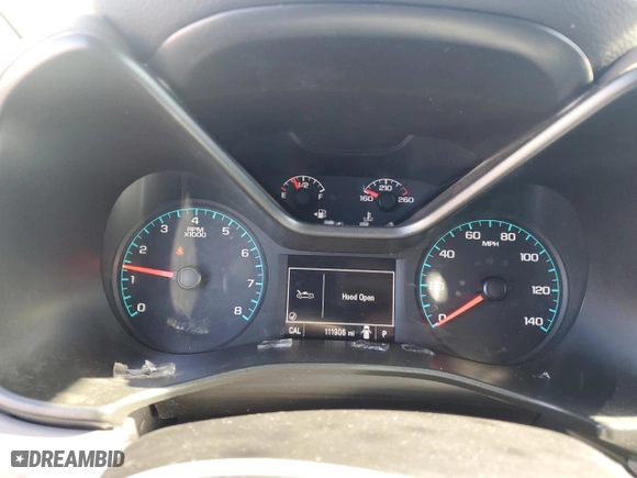 2020 Chevrolet Colorado 2WD Work Truck with VIN 1GCGSBEA8L1143993, listed as a Copart auction lot 88061565 with 111,906 mi miles and Salvage Title. Bid and sale history available at carsss.com. Image 9.