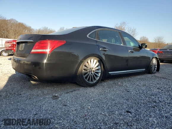 2016 Hyundai Equus Ultimate with VIN KMHGH4JH2GU101008, listed as a Copart auction lot 48182445 with 110,423 mi miles and Salvage Title. Bid and sale history available at DreamBid. Image 3.