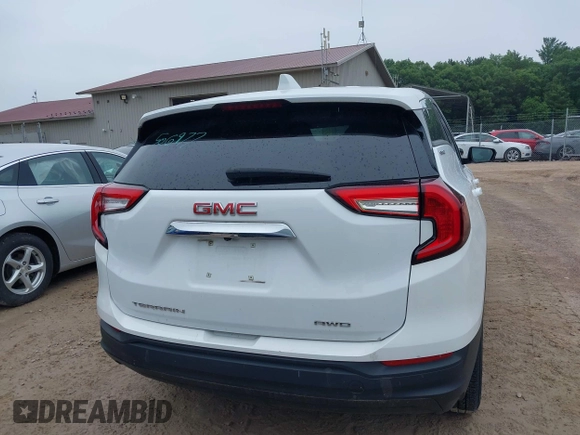 2023 GMC Terrain SLE with VIN 3GKALTEG4PL198456, listed as a IAAI auction lot 42522734 with 18,557 mi miles and . Bid and sale history available at DreamBid. Image 17.