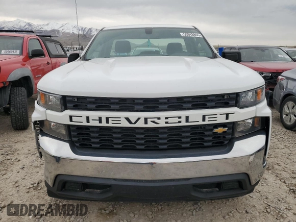 2021 Chevrolet Silverado 1500 Work Truck with VIN 3GCNWAEFXMG209030, listed as a Copart auction lot 50943855 with 60,987 mi miles and Salvage Title. Bid and sale history available at carsss.com. Image 5.