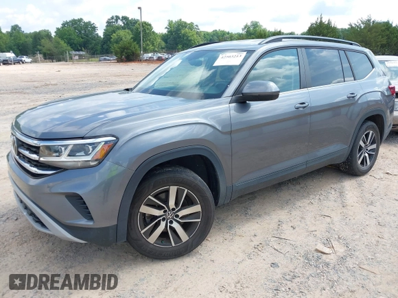 2021 Volkswagen Atlas SE with VIN 1V2DP2CA6MC500115, listed as a IAAI auction lot 42503213 with 49,898 mi miles and . Bid and sale history available at DreamBid. Image 21.