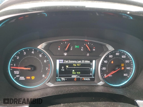 2018 Chevrolet Traverse Premier with VIN 1GNEVJKW4JJ207735, listed as a Copart auction lot 75886684 with 49,821 mi miles and Salvage Title. Bid and sale history available at carsss.com. Image 9.