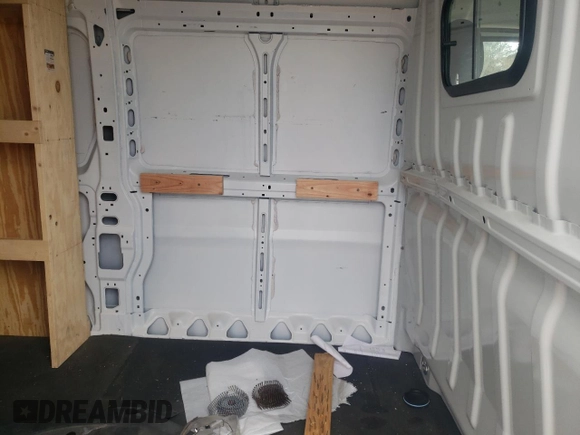 2024 Ram ProMaster Cargo Tradesman with VIN 3C6LRVDG7RE106609, listed as a Copart auction lot 47199625 with 20,792 mi miles and Salvage Title. Bid and sale history available at DreamBid. Image 11.