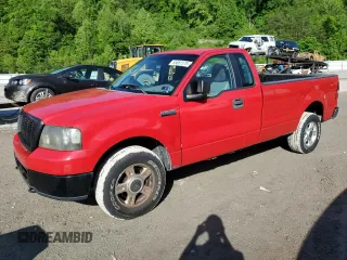 2006 Ford F-150 XL with VIN 1FTRF14W36NA88953, listed as a Copart auction lot 55661575 with 171,149 mi miles and Salvage title. Bid and sale history available at DreamBid. Image 1.