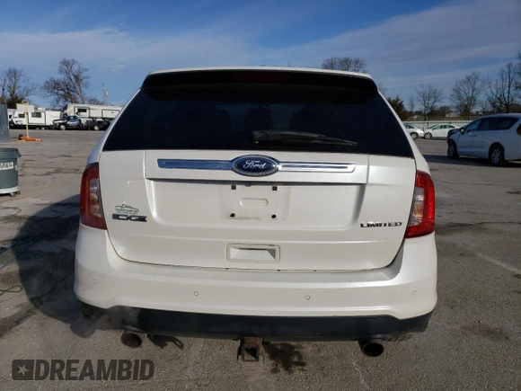 2013 Ford Edge Limited with VIN 2FMDK3KC5DBA31832, listed as a Copart auction lot 47881495 with 214,944 mi miles and Salvage Title. Bid and sale history available at carsss.com. Image 6.