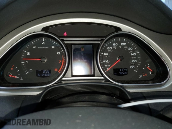 2015 Audi Q7 Premium Plus с VIN WA1LGAFE2FD020456, выставлен на аукционе Copart как лот 56035785 с пробегом 76 520 миль миль и Списание • Salvage title. История ставок и продаж доступна на DreamBid. Изображение 9.
