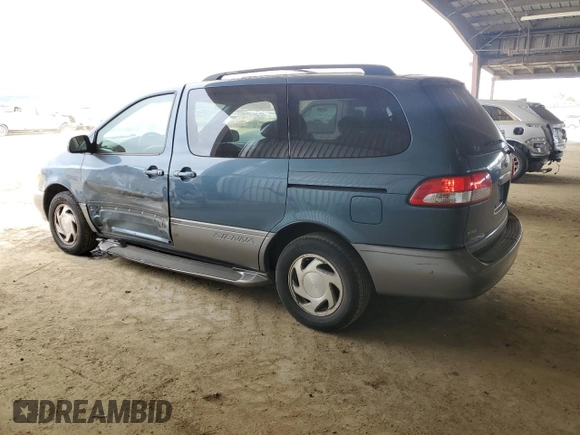 2002 Toyota Sienna LE with VIN 4T3ZF13C92U438886, listed as a Copart auction lot 49158085 with 144,706 mi miles and Salvage Title. Bid and sale history available at carsss.com. Image 2.