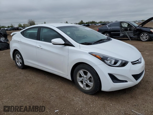 2015 Hyundai Elantra SE z VIN 5NPDH4AE2FH593741, wystawiony jako Copart lot #55476435 z przebiegiem 51 646 mil mil oraz Szkoda całkowita • Salvage title. Historia ofert i sprzedaży dostępna na DreamBid. Obrazek 4.