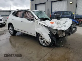 2013 Nissan Rogue S with VIN JN8AS5MV6DW647303, listed as a Copart auction lot 51522995 with Not Provided miles and Non Repairable. Bid and sale history available at DreamBid. Image 4.