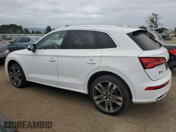 2018 Audi SQ5 Prestige with VIN WA1C4AFYXJ2135166, listed as a Copart auction lot 53489335 with 78,316 mi miles and Salvage Title. Bid and sale history available at carsss.com. Image 2.