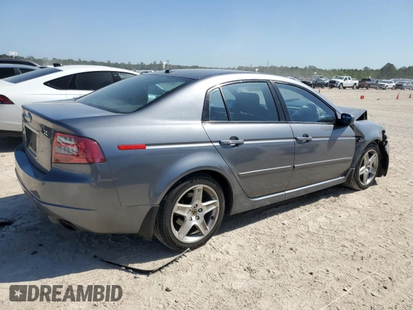 2004 Acura TL with VIN 19UUA66204A025105, listed as a Copart auction lot 52652255 with 154,695 mi miles and Salvage Title. Bid and sale history available at carsss.com. Image 3.