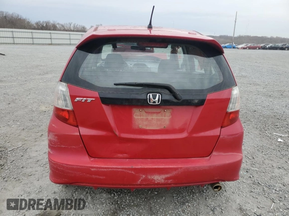 2009 Honda Fit Sport with VIN JHMGE88439S004369, listed as a Copart auction lot 48160115 with 190,132 mi miles and Salvage Title. Bid and sale history available at carsss.com. Image 6.