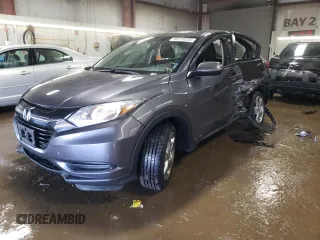 2017 Honda HR-V LX with VIN 3CZRU6H33HG701064, listed as a Copart auction lot 50210335 with 117,050 mi miles and Salvage Title. Bid and sale history available at carsss.com. Image 1.