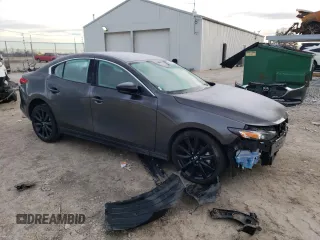 2025 Mazda 3 S Select Sport with VIN 3MZBPABM1SM456208, listed as a Copart auction lot 42689985 with 272 mi miles and Salvage Title. Bid and sale history available at DreamBid. Image 4.