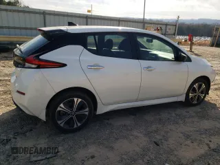 2021 Nissan LEAF SV Plus with VIN 1N4BZ1CV2MC554727, listed as a Copart auction lot 49440675 with 75,783 mi miles and Salvage title. Bid and sale history available at DreamBid. Image 3.