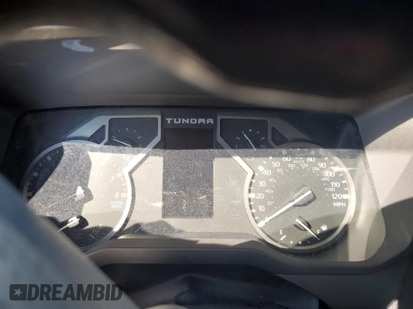 2023 Toyota Tundra SR with VIN 5TFKB5AA5PX021385, listed as a Copart auction lot 80594494 with Not provided miles and Non repairable. Bid and sale history available at DreamBid. Image 9.