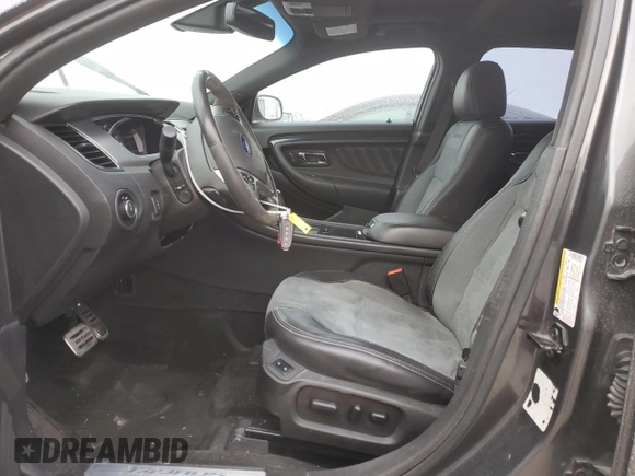 2015 Ford Taurus SHO with VIN 1FAHP2KT8FG158965, listed as a Copart auction lot 89404715 with 122,032 mi miles and Salvage Title. Bid and sale history available at DreamBid. Image 7.