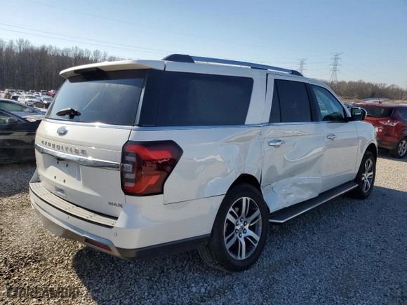 2022 Ford Expedition Max Limited with VIN 1FMJK1KT4NEA32824, listed as a Copart auction lot 41697225 with NaN miles and Salvage Title. Bid and sale history available at carsss.com. Image 3.