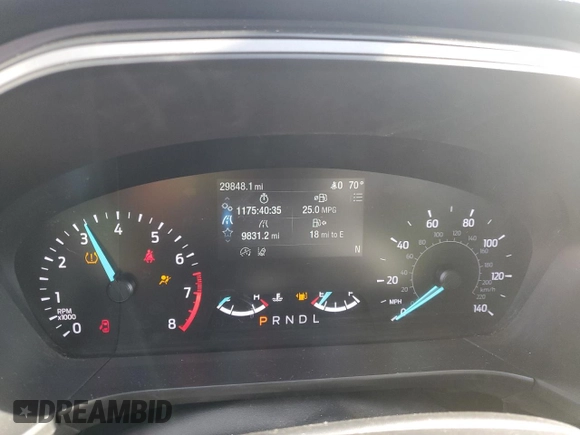 2021 Ford Escape S with VIN 1FMCU9F65MUA94498, listed as a Copart auction lot 81848834 with 29,848 mi miles and Salvage Title. Bid and sale history available at DreamBid. Image 9.