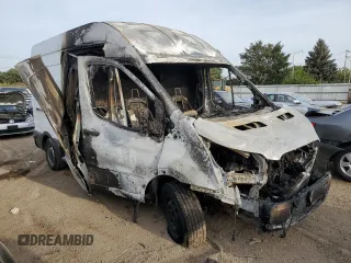 2015 Ford Transit with VIN 1FTNR2XM9FKA22723, listed as a Copart auction lot 71485014 with Not Provided miles and Non Repairable. Bid and sale history available at DreamBid. Image 4.