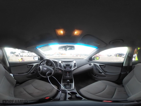 2016 Hyundai Elantra SE with VIN 5NPDH4AE7GH698213, listed as a IAAI auction lot 41775902 with 153,375 mi miles. Bid and sale history available at carsss.com. Image 18.