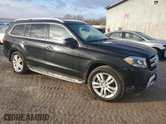 2017 Mercedes-Benz GLS 450 with VIN 4JGDF6EE4HA844518, listed as a Copart auction lot 41703935 with 126,310 mi miles and Clean title. Bid and sale history available at DreamBid. Image 4.