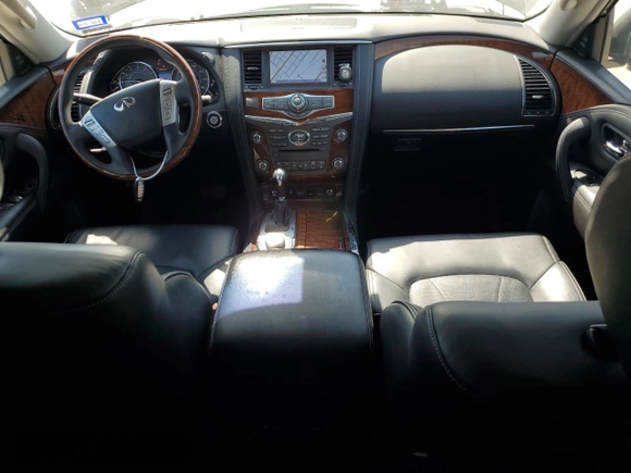 2017 Infiniti QX80 with VIN JN8AZ2NEXH9159646, listed as a Copart auction lot 74235294 with 50,650 mi miles and Salvage Title. Bid and sale history available at carsss.com. Image 8.