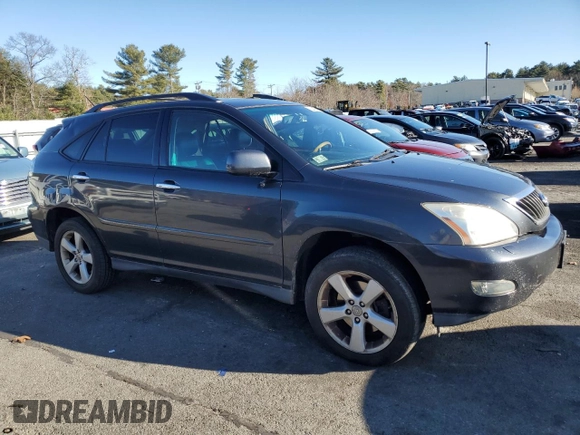 2008 Lexus RX 350 with VIN 2T2HK31U98C076376, listed as a Copart auction lot 82084774 with 214,899 mi miles and Salvage Title. Bid and sale history available at DreamBid. Image 4.