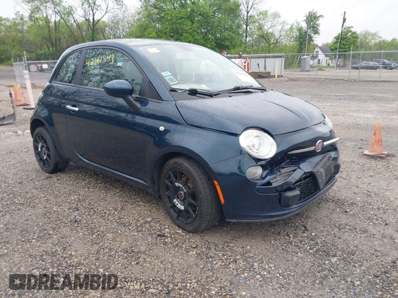2013 FIAT 500 Pop z VIN 3C3CFFAR5DT532921, wystawiony jako IAAI lot #42161543 z przebiegiem 94 331 mil mil oraz . Historia ofert i sprzedaży dostępna na DreamBid. Obrazek 1.